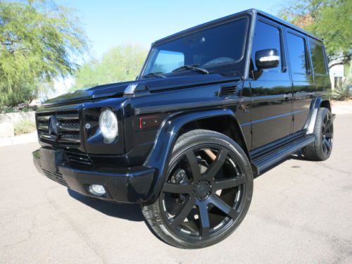 24inch whls big stereo tvs blacked out custom rare g wagon 03 05 05 06 g550 g55