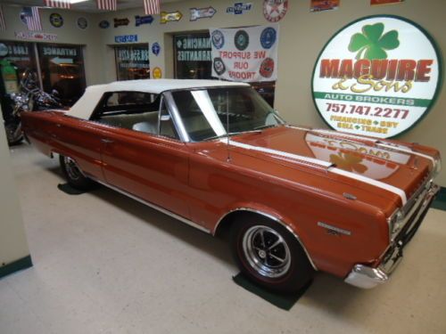 1967 plymouth gtx convertible 440 number matching all origional