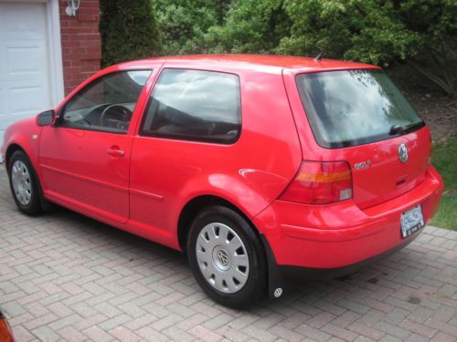 1999.5 vw golf gs flash red mint condition