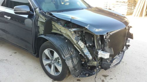 2014 acura mdx base 3.5l low miles rebuildable salvage run and drive