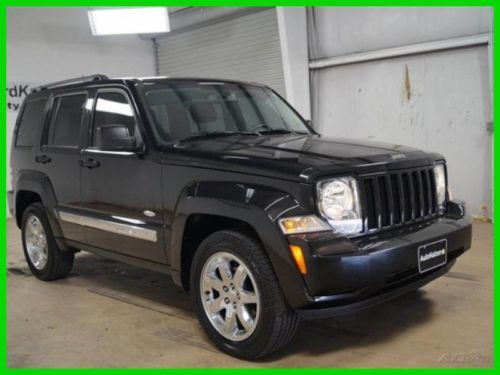 2012 jeep liberty 4x4 latitude, 3.7l, leather, roof, 1-owner, 18k miles