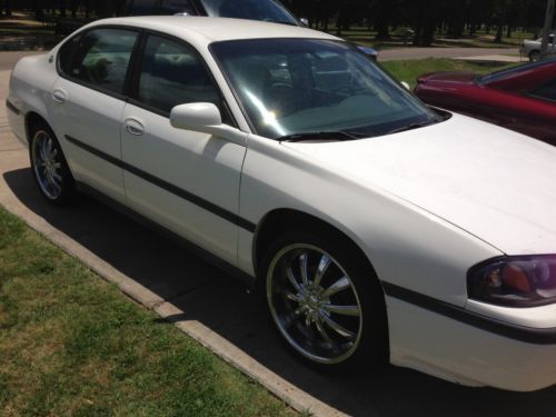 2001 chevy impala  chrome wheels