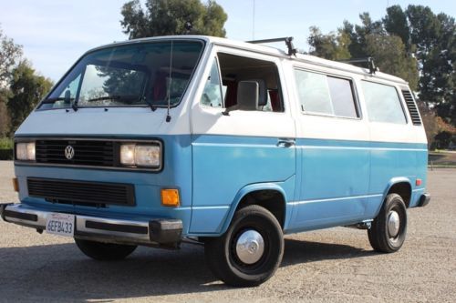 1987 volkswagen vanagon gl  wolfsburg edition