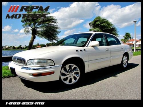 2003 buick park ave ultra every option super clean pearl white clean carfax