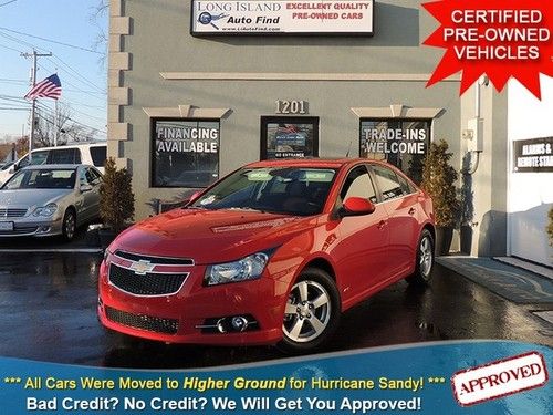 2013 chevy cruze rs red sunroof bluetooth xm cd soiler almost brand new!