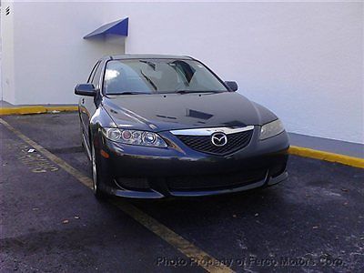2003 mazda 6 automatic leather sunroof electric seat am/fm/cd low low miles