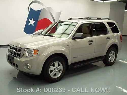 2008 ford escape xlt v6 sunroof leather roof rack 41k! texas direct auto