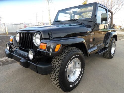 2000 jeep wrangler sahara 4.0l 6cyl automatic a/c cruise new tires