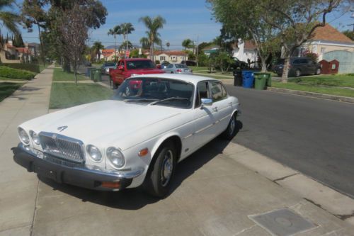 Original no reserve 1978 jaguar xj6 l clean pearl white beverly hills classic