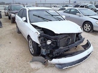 08 white lx ex limited sedan salvage title wrecked spectra rio automatic