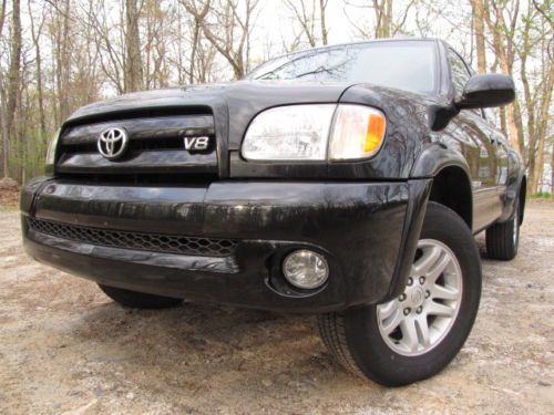 03 toyota tundra 4wd limited v8 stepside towhitch leather power clean