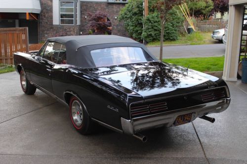 1967 pontiac gto h.o. convertible, complete and fresh rotisserie restoration!!