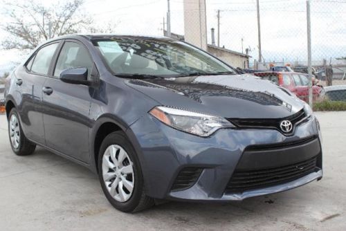 2014 toyota corolla le damaged salvage only 2k miles runs cooling good gas saver