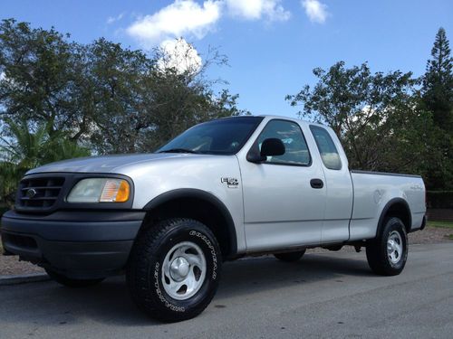 2002 ford f-150 xl supercab short bed 4x4 fx4 4.6l v8 auto maintained nice clean