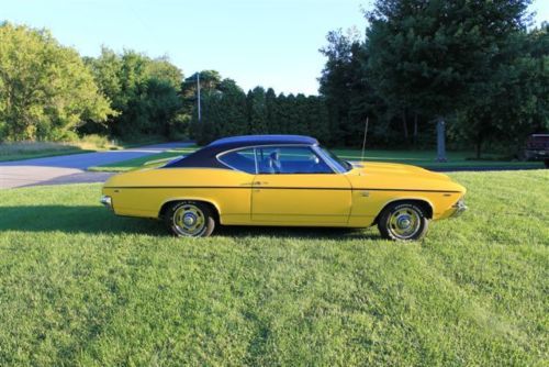 1969 chevelle daytona yellow fully restored show car ss trim &amp; hood
