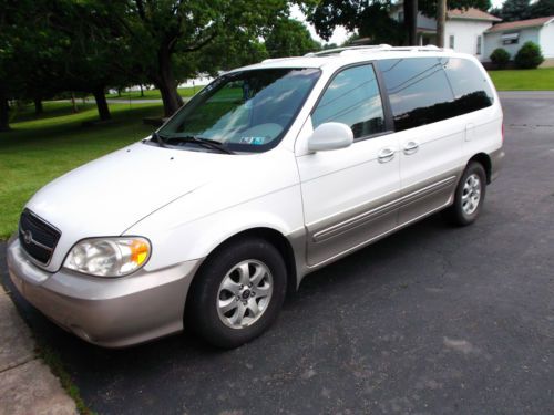 2005 kia sedona minivan ex