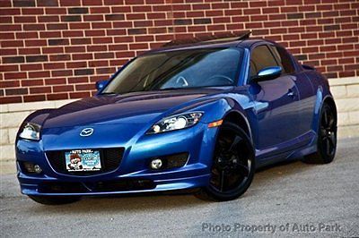 04 rx 8 grand touring gt sport 6 speed manual navigation xenon sunroof blue