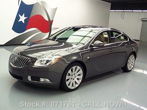 2011 buick regal cxl turbo htd leather sunroof nav 28k texas direct auto