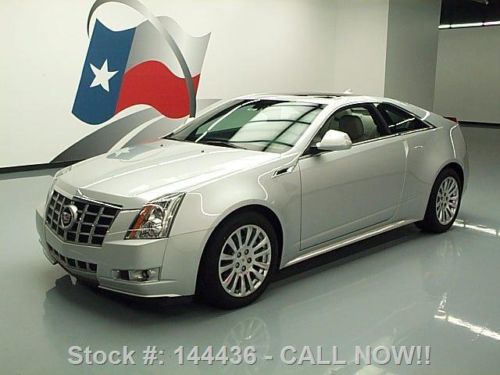 2012 cadillac cts prem coupe sunroof nav rear cam 19k texas direct auto