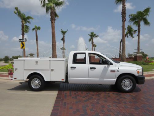 2008 texas own dodge 3500 one owner  utility service truck  crew cab