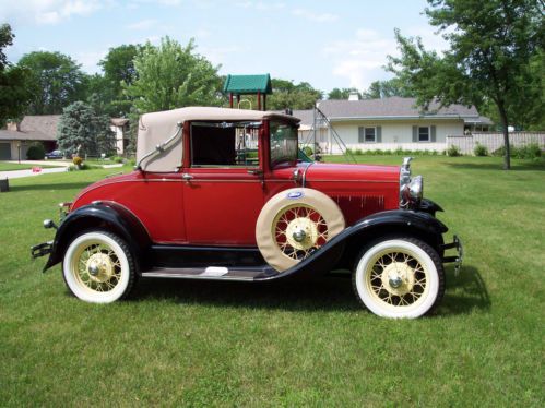1930 model a ford cabriolet convertible