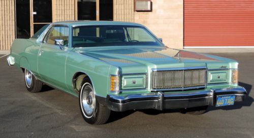 Califoria original, rare 1978 mercury grand marquis coupe, 79k orig miles, nice!