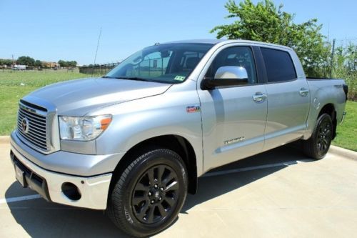 2010 toyota platinum crewmax 4x4 , trd black  edition, loaded, one owner!!