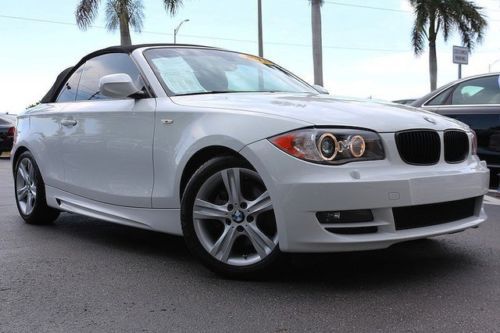 11 128i convertible, premium &amp; sport pkg, black wheels, free shipping!