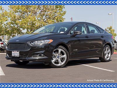 2014 fusion se hybrid fwd: 2,100 miles, offered by mercedes dealer, inspected.
