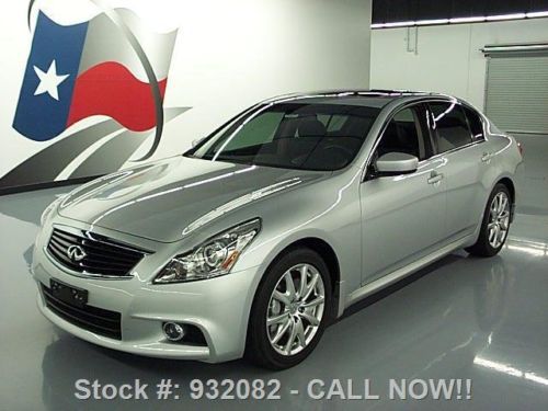 2012 infiniti g37 sport sunroof nav rearview cam 15k mi texas direct auto