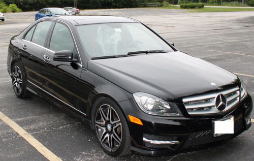 2013 mercedes-benz c300 4matic sport sedan 4door 3.5l premium+sports+amg package