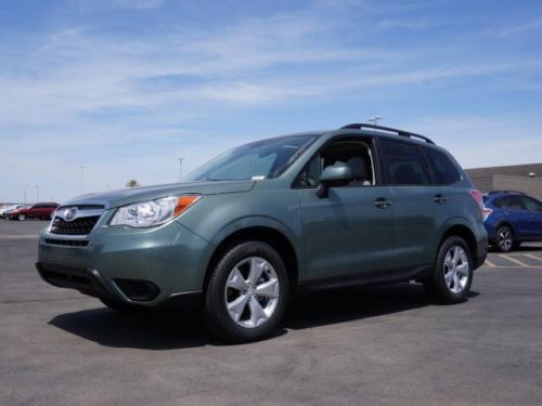 New 2015 forester premium 6spd manual awd bluetooth moonroof alloy wheels