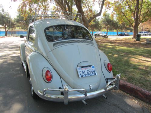 65 vw bug restored 1600cc dual port beautiful in\out