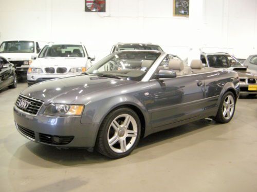 2005 a4 cabriolet carfax certified excellent condition convertible florida beaut