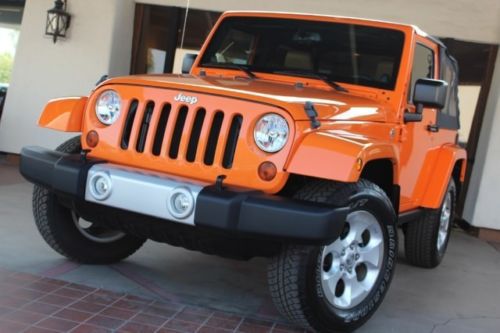 2013 jeep wrangler sahara 4x4. 6 sp. loaded. leather. nice color. 1 owner.