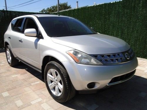 2007 nissan murano s - florida driven 5 pass pw pl cc a/c more! clean automatic