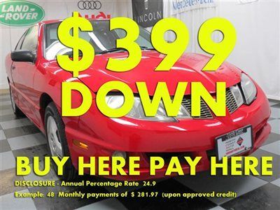 2003(03)sunfire sun we finance bad credit! buy here pay here low down $399