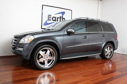 2010 mercedes gl550 amg, rear ent, custom 22s, autocheck certified 1 owner