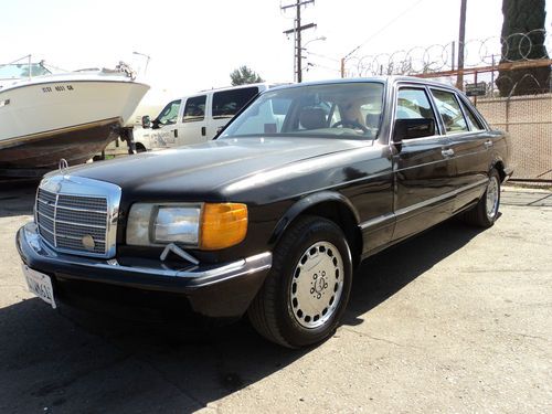 1987 mercedes 420sel, no reserve