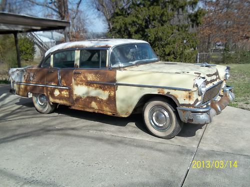 1955 chevrolet bel air 265 powergilde ezi accessory guards 4-door sedan