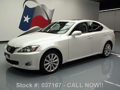 2010 lexus is250 awd sunroof paddle shift climate seats texas direct auto