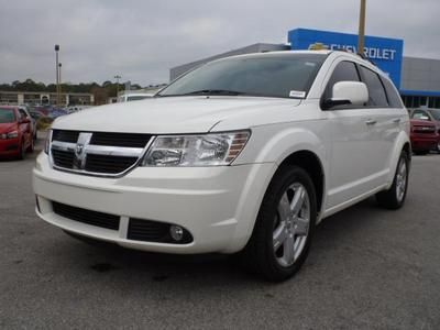 One owner dodge journey r/t local trade 3rd row nice suv rear entertainment