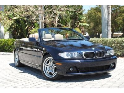 2004 bmw 3 series 330cic convertible prem pkg sport pkg m-style alloys htd leat