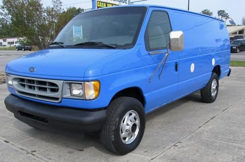 2002 ford econoline e-350 xl super duty extended cargo van, very nice one owner