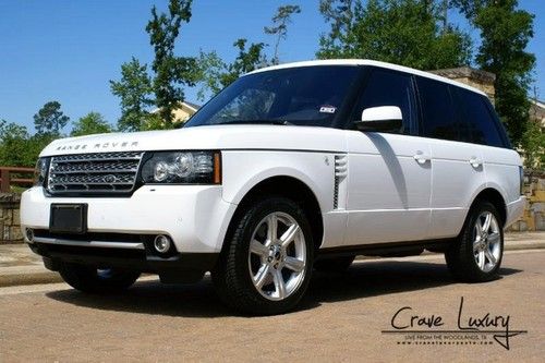 Range rover supercharged v8 white. (silver package)