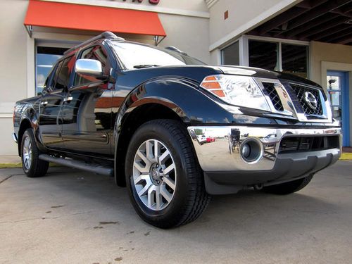 2011 nissan frontier crew cab sl 4x4, 1-owner, 15k miles, leather, cd changer!