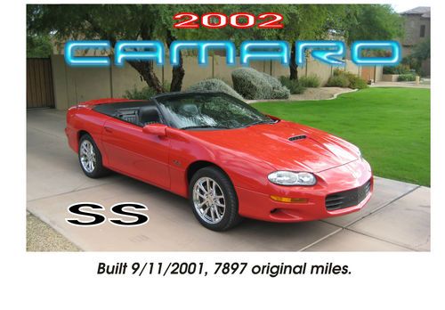 2002 chevrolet camaro z28 ss convertible 2-door 5.7l