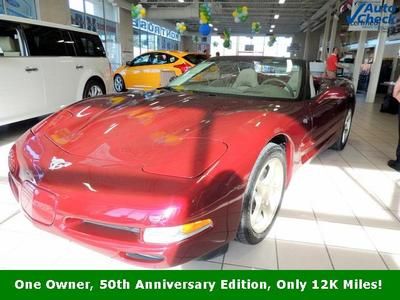 We finance!! only 12k mi!! convertible 5.7l cd 50th anniversary package leather