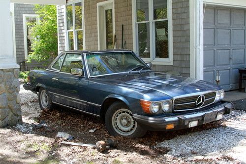 1983 mercedes 380 sl convertible with hard top
