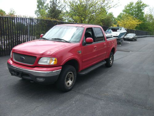 Insurance liquidation, ford f150 xlt 4x4 supercrew lo reserv lo mile very clean